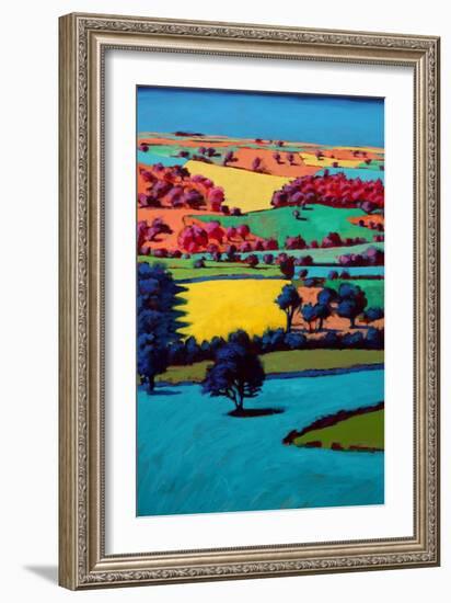 Teme Valley III-Paul Powis-Framed Giclee Print