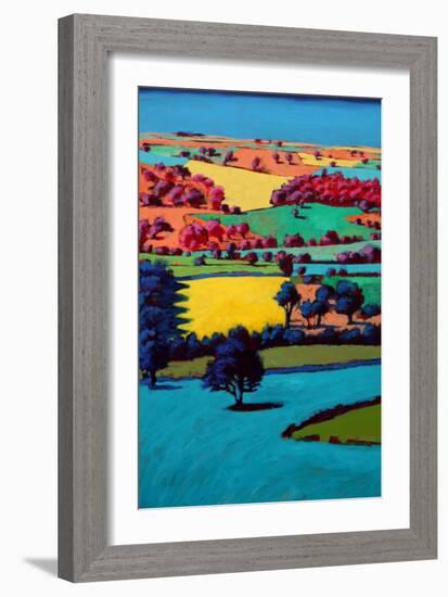 Teme Valley III-Paul Powis-Framed Giclee Print