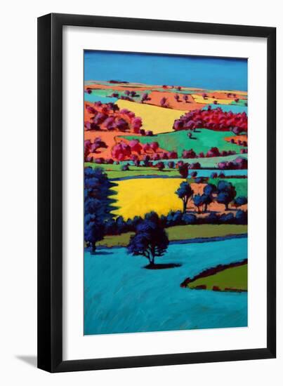 Teme Valley III-Paul Powis-Framed Giclee Print