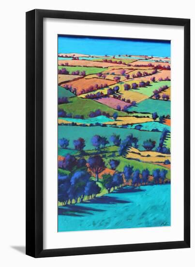 Teme Valley summer I-Paul Powis-Framed Giclee Print