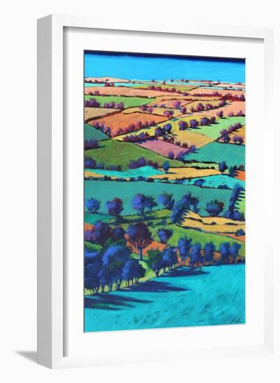 Teme Valley summer I-Paul Powis-Framed Giclee Print