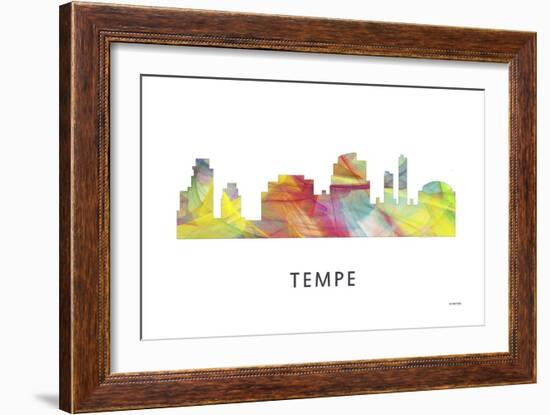 Tempe Arizona Skyline-Marlene Watson-Framed Giclee Print