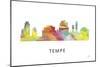 Tempe Arizona Skyline-Marlene Watson-Mounted Giclee Print