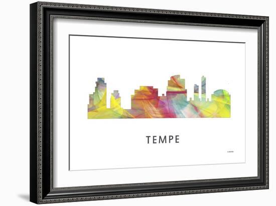 Tempe Arizona Skyline-Marlene Watson-Framed Giclee Print