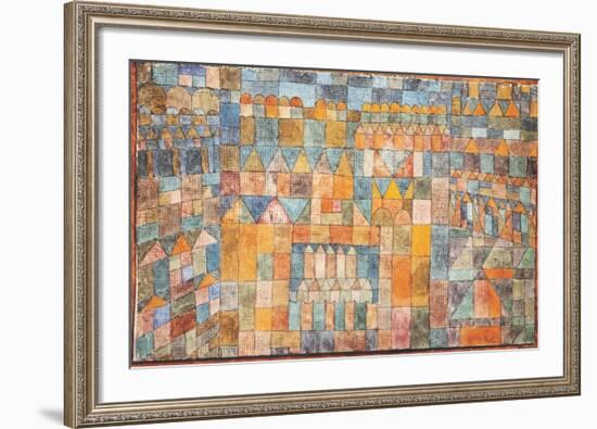 Tempelviertel von Pert, c.1928-Paul Klee-Framed Art Print