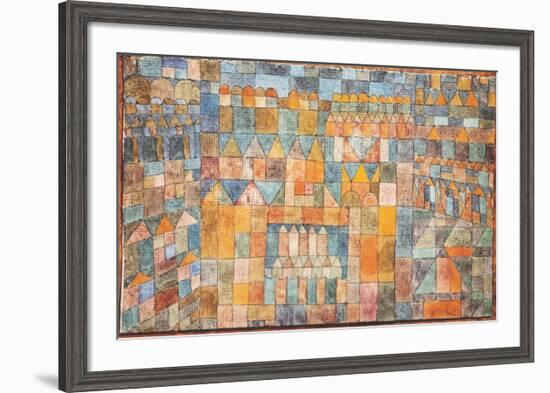 Tempelviertel von Pert, c.1928-Paul Klee-Framed Art Print