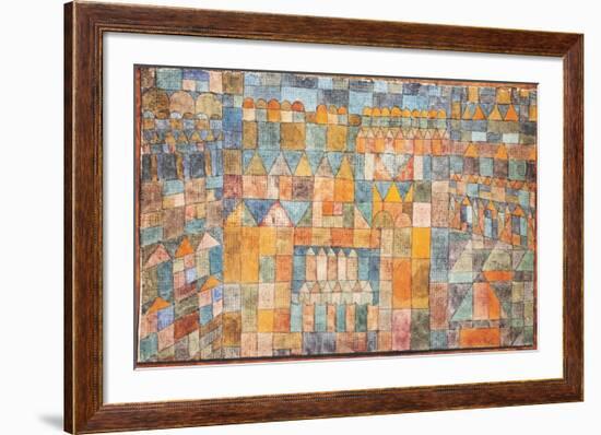 Tempelviertel von Pert, c.1928-Paul Klee-Framed Art Print