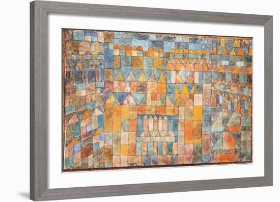 Tempelviertel von Pert, c.1928-Paul Klee-Framed Art Print