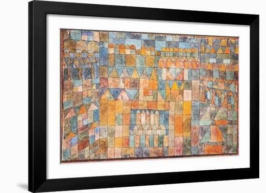 Tempelviertel von Pert, c.1928-Paul Klee-Framed Art Print