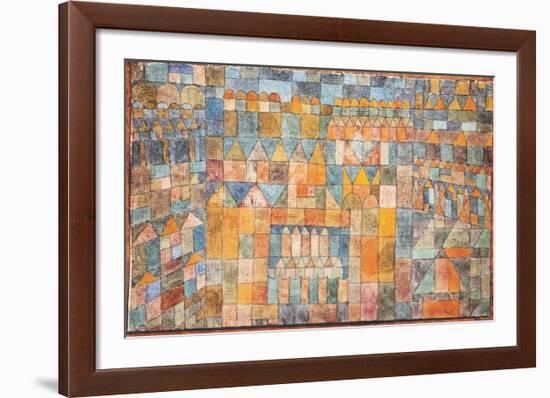 Tempelviertel von Pert, c.1928-Paul Klee-Framed Art Print