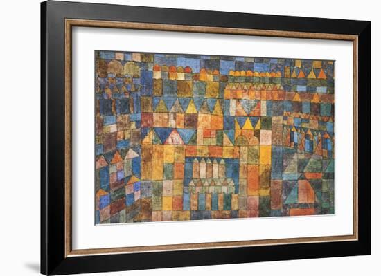 Tempelviertel von Pert, c.1928-Paul Klee-Framed Art Print