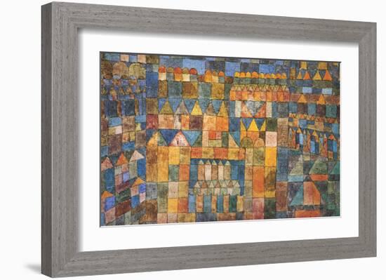 Tempelviertel von Pert, c.1928-Paul Klee-Framed Art Print