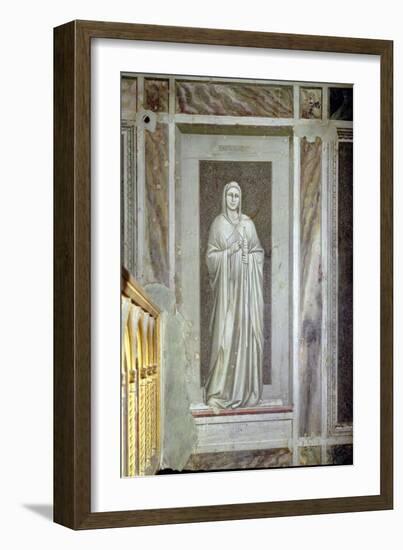 Temperance, c.1305-Giotto di Bondone-Framed Giclee Print