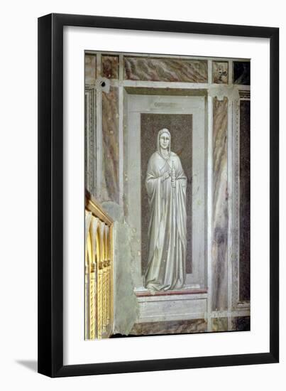 Temperance, c.1305-Giotto di Bondone-Framed Giclee Print