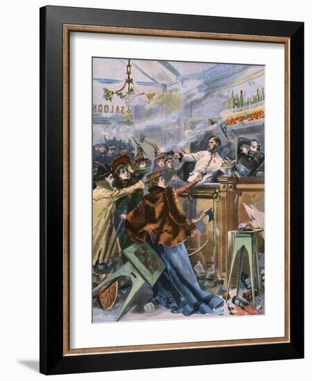 Temperance Gun Attack-null-Framed Art Print