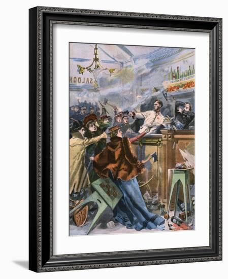 Temperance Gun Attack-null-Framed Art Print