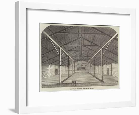 Temperance Pavilion, Erected at Dunse-null-Framed Giclee Print