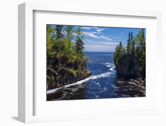 Temperance River, Lake Superior-Steven Gaertner-Framed Photographic Print