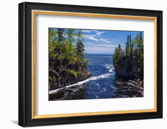 Temperance River, Lake Superior-Steven Gaertner-Framed Photographic Print