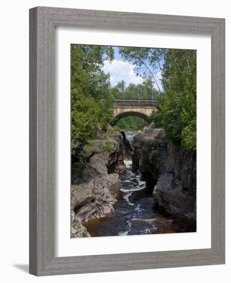 Temperance River State Park, Schroeder, Minnesota, USA-Peter Hawkins-Framed Photographic Print