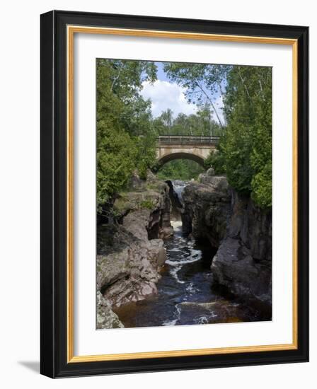 Temperance River State Park, Schroeder, Minnesota, USA-Peter Hawkins-Framed Photographic Print