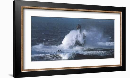 Tempete Sur la Vieille-Jean-Marie Liot-Framed Art Print