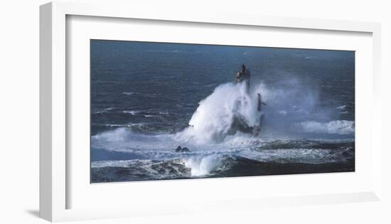 Tempete Sur la Vieille-Jean-Marie Liot-Framed Art Print