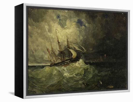 Tempête-Félix Ziem-Framed Premier Image Canvas