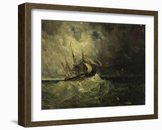 Tempête-Félix Ziem-Framed Giclee Print