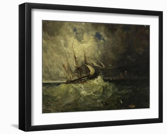 Tempête-Félix Ziem-Framed Giclee Print