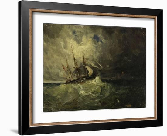 Tempête-Félix Ziem-Framed Giclee Print