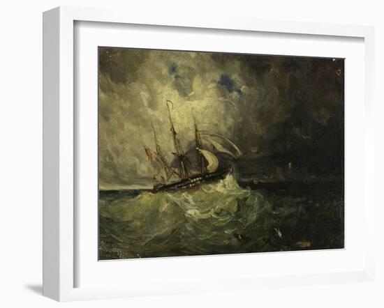 Tempête-Félix Ziem-Framed Giclee Print