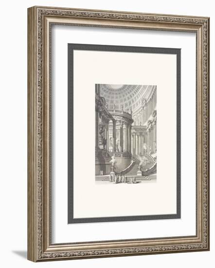 Tempio Antico Inventato-Giovanni Battista Piranesi-Framed Art Print