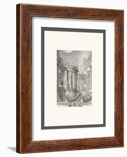 Tempio Antico Inventato-Giovanni Battista Piranesi-Framed Art Print