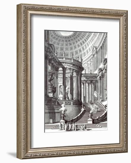 Tempio Antico-Giovanni Battista Piranesi-Framed Art Print