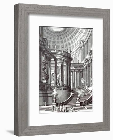 Tempio Antico-Giovanni Battista Piranesi-Framed Art Print