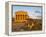 Tempio Di Concordia (Concord) at Sunset, Valle Dei Templi, UNESCO World Heritage Site, Agrigento, S-Stuart Black-Framed Premier Image Canvas