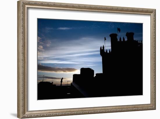 Templar Castle, Town of Ponferrada in Spain-Felipe Rodriguez-Framed Photographic Print