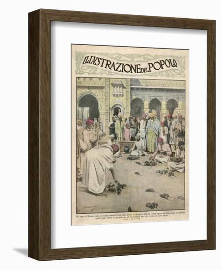 Temple at Bikaner India Dedicated to Rats and Mice-Alfredo Ortelli-Framed Art Print