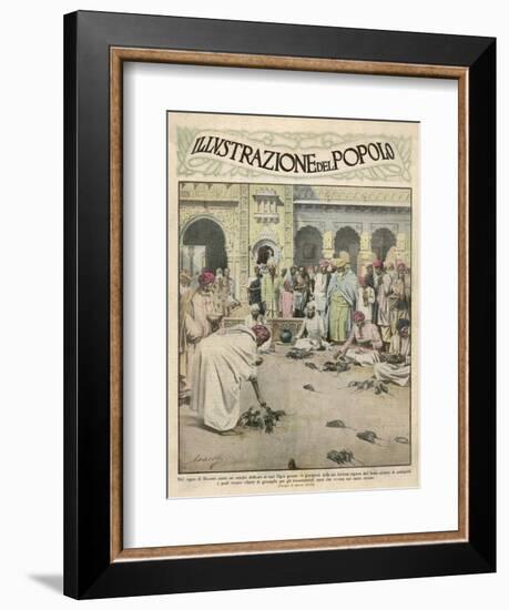 Temple at Bikaner India Dedicated to Rats and Mice-Alfredo Ortelli-Framed Art Print