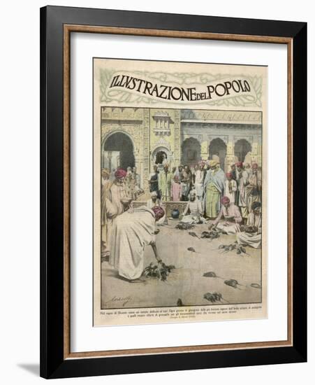 Temple at Bikaner India Dedicated to Rats and Mice-Alfredo Ortelli-Framed Art Print