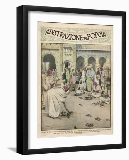 Temple at Bikaner India Dedicated to Rats and Mice-Alfredo Ortelli-Framed Art Print