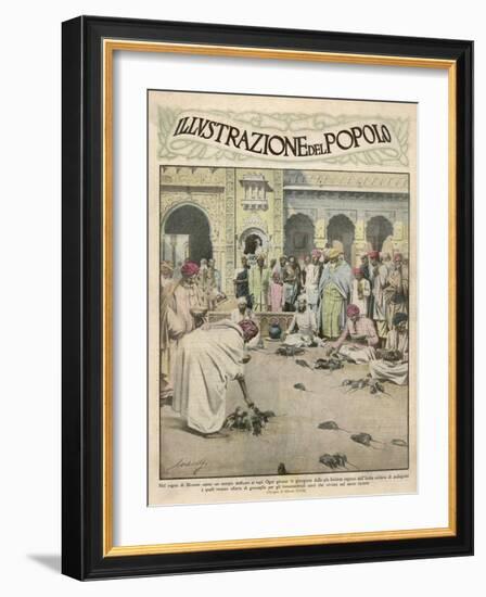 Temple at Bikaner India Dedicated to Rats and Mice-Alfredo Ortelli-Framed Art Print