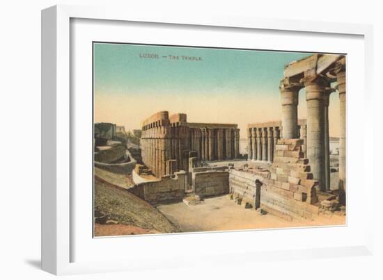 Temple at Luxor, Egypt-null-Framed Art Print