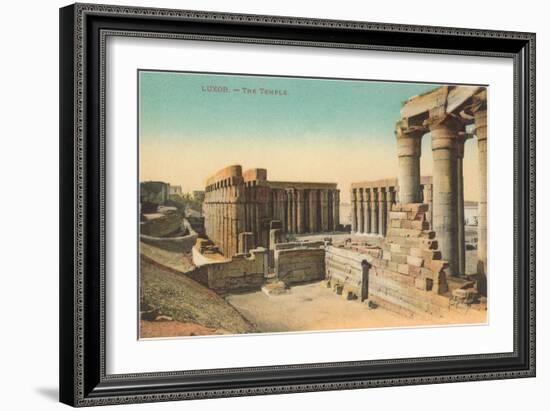 Temple at Luxor, Egypt-null-Framed Art Print