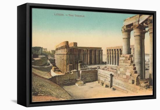 Temple at Luxor, Egypt-null-Framed Stretched Canvas