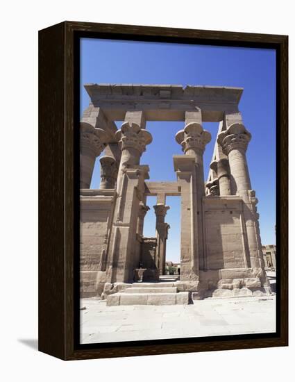 Temple at Philae, Unesco World Heritage Site, Moved When the Aswan High Dam was Built, Nubia, Egypt-Robert Harding-Framed Premier Image Canvas