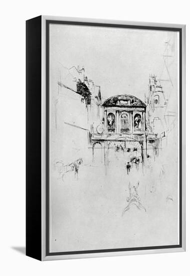 Temple Bar, 19th Century-James Abbott McNeill Whistler-Framed Premier Image Canvas