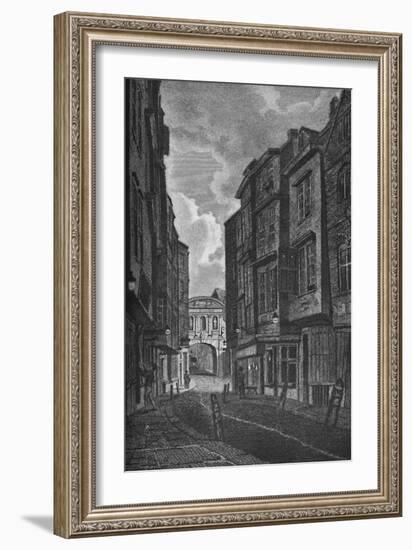 'Temple Bar from Butcher Row', 1907-Unknown-Framed Giclee Print