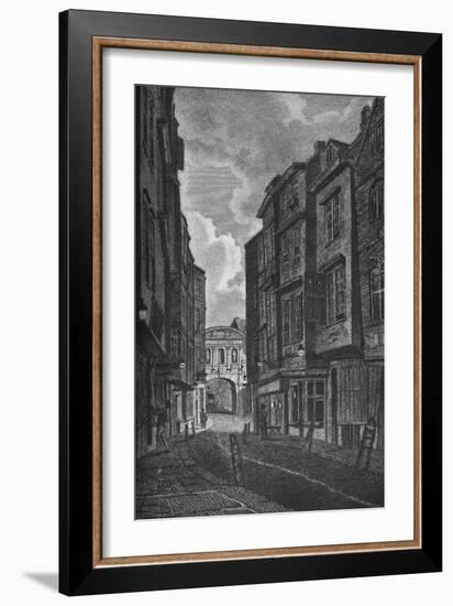 'Temple Bar from Butcher Row', 1907-Unknown-Framed Giclee Print